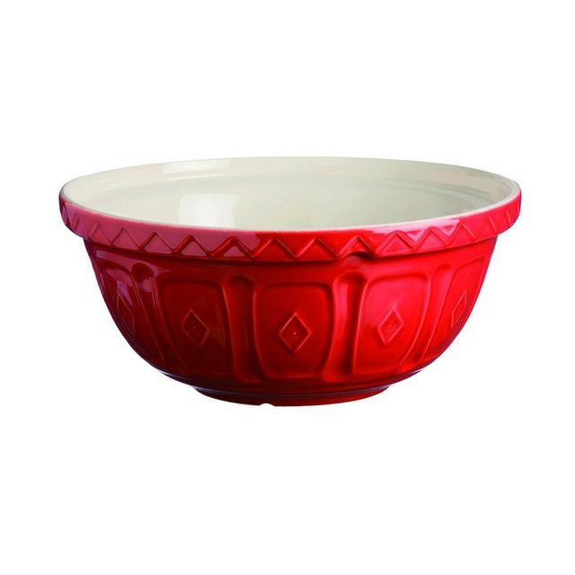 Mason Cash Colour Red S24 Chip Resistant Earthenware 24cm Mixing Bowl, Stoneware, 2 Litre/24 cm