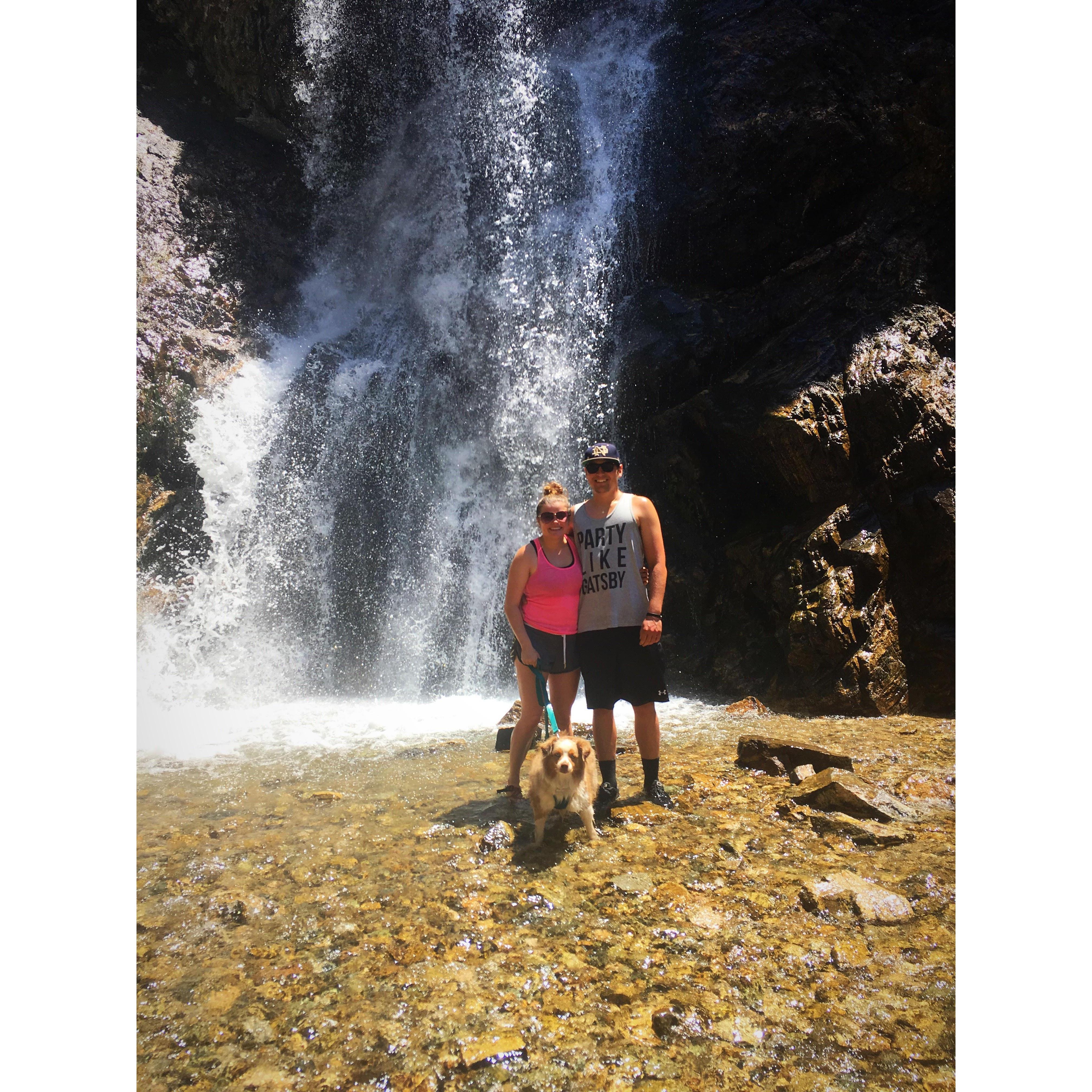 First Hike to Adams Falls