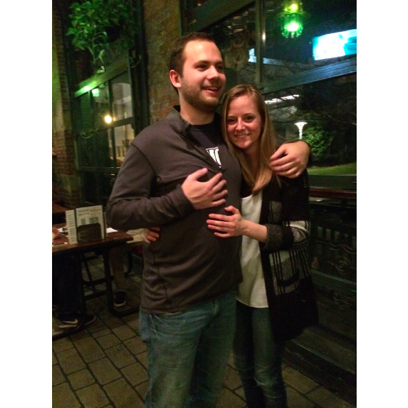 Lyn graduates, December 2015, and accepts a job opportunity in Hawaii. Max was incredibly supportive and wore a smile for the whole going away party.