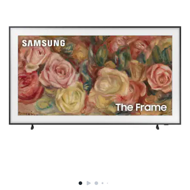 Samsung - 55” Class LS03D The Frame Series QLED 4K with Anti-Reflection and Slim Fit Wall Mount Included (2024)