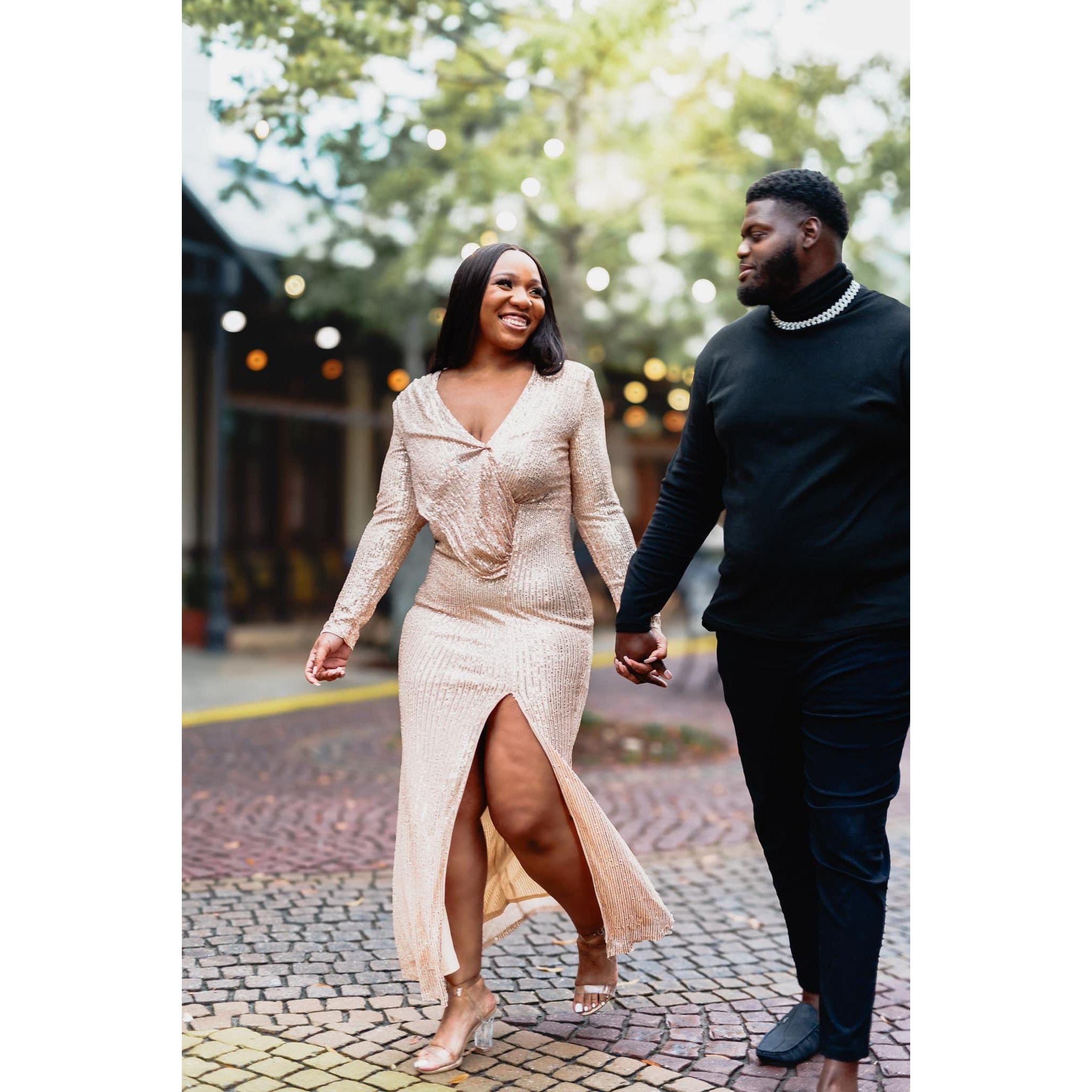 The moment we realize we are about to spend forever together