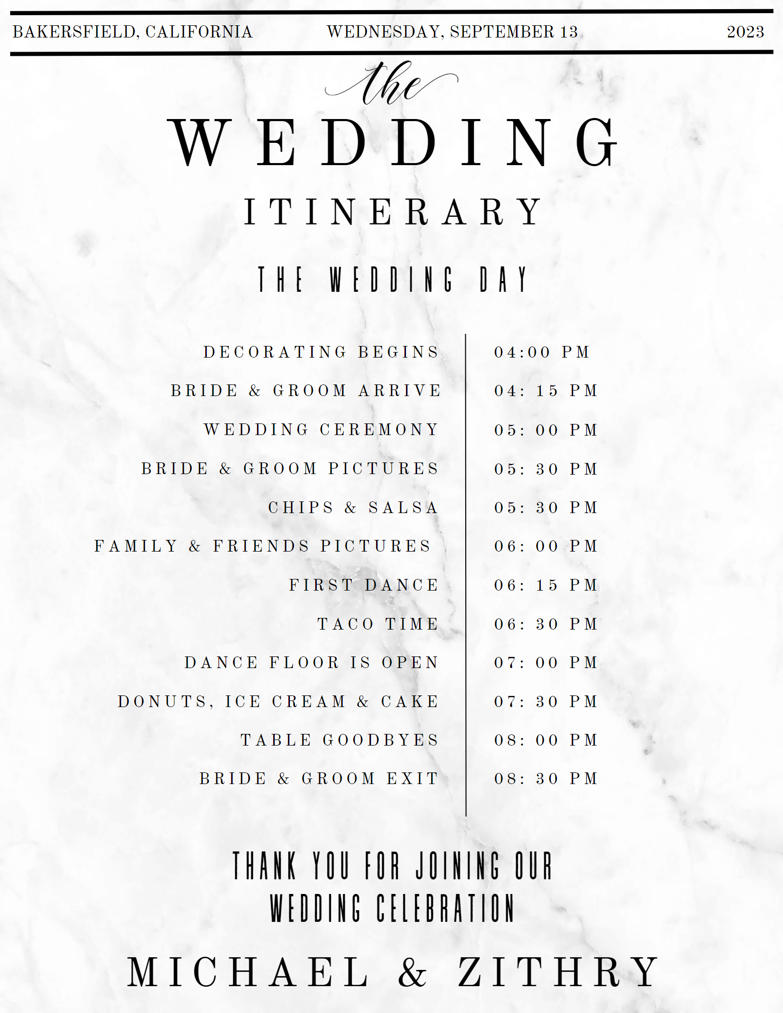 The Wedding Website of Zithry Vasquez and Michael Stanton