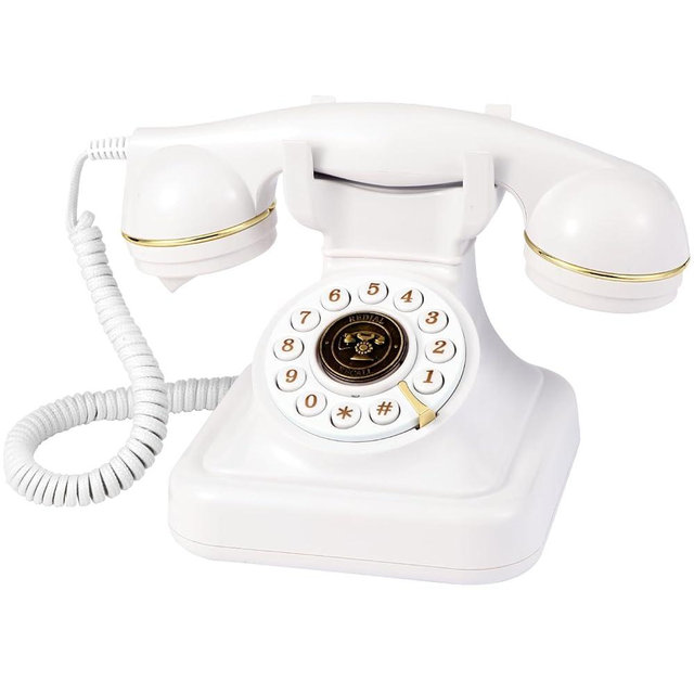 HSCY Audio Guest Book Wedding Phone, Audio Guest Book Record Customized Audio Messages Guest Book Alternatives Classic Retro Phone for Parties Birthdays Rentals Confessions Special Occasions