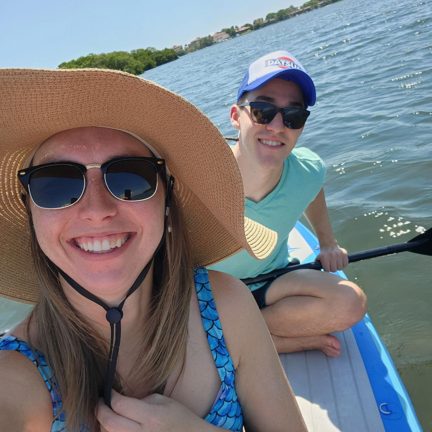 Paddleboarding - one of our favorite activities to do together.