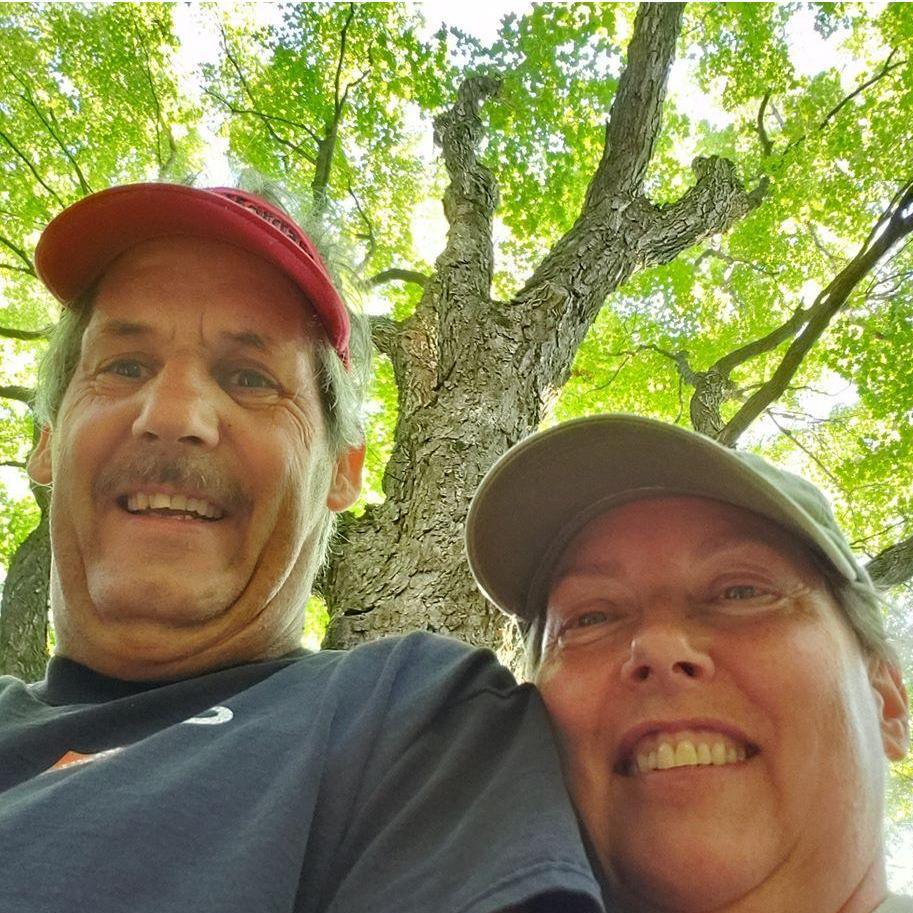 One of our favorite things to do is taking a walk in the woods.
