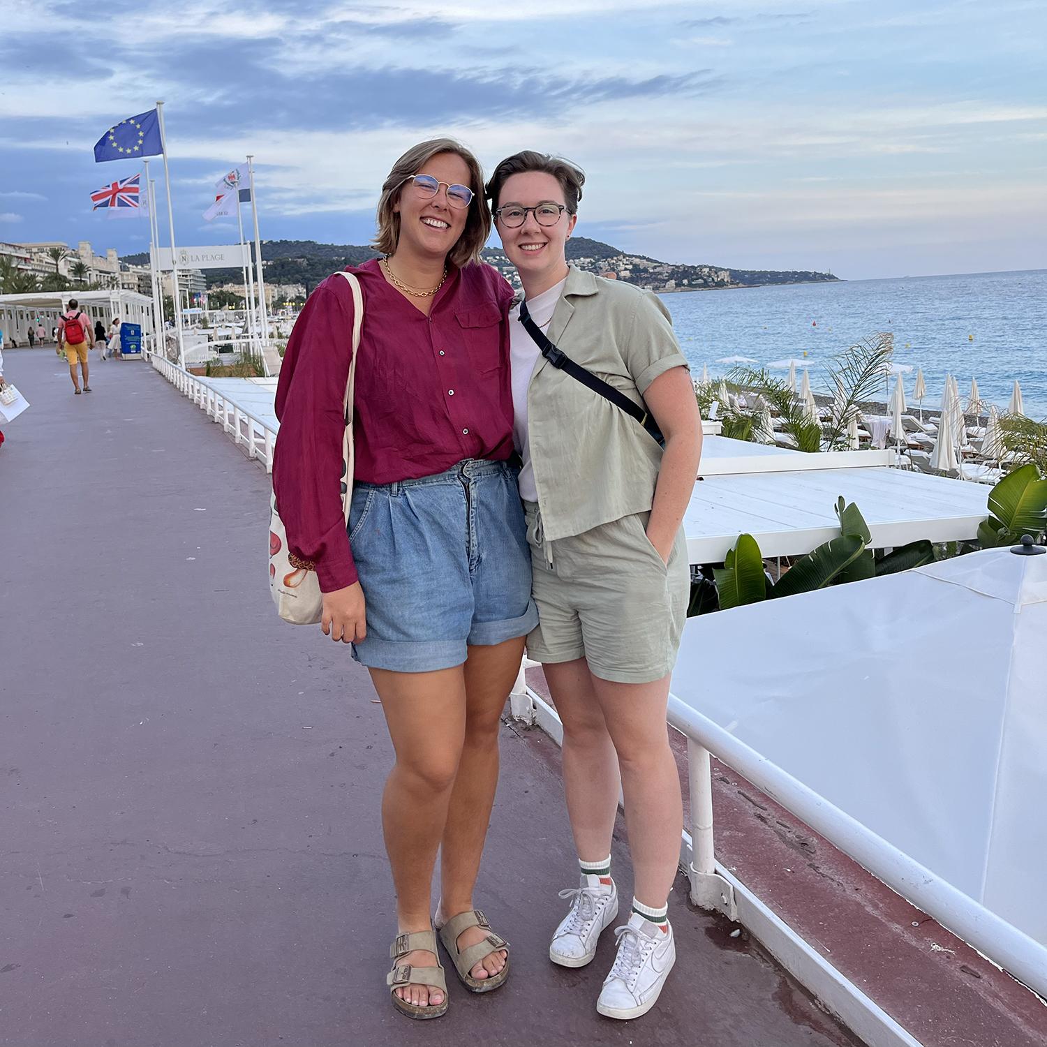 Our first international trip together, Nice, France, Sept 2022