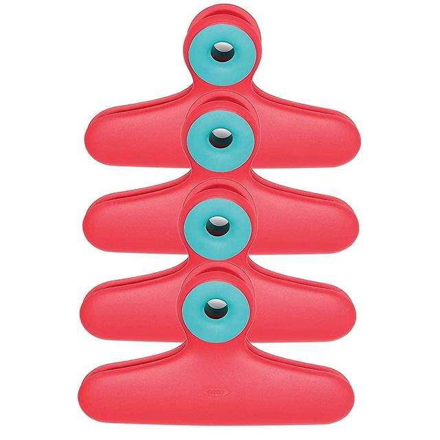 OXO Good Grips Bag Clips, Brights, 4-Pack