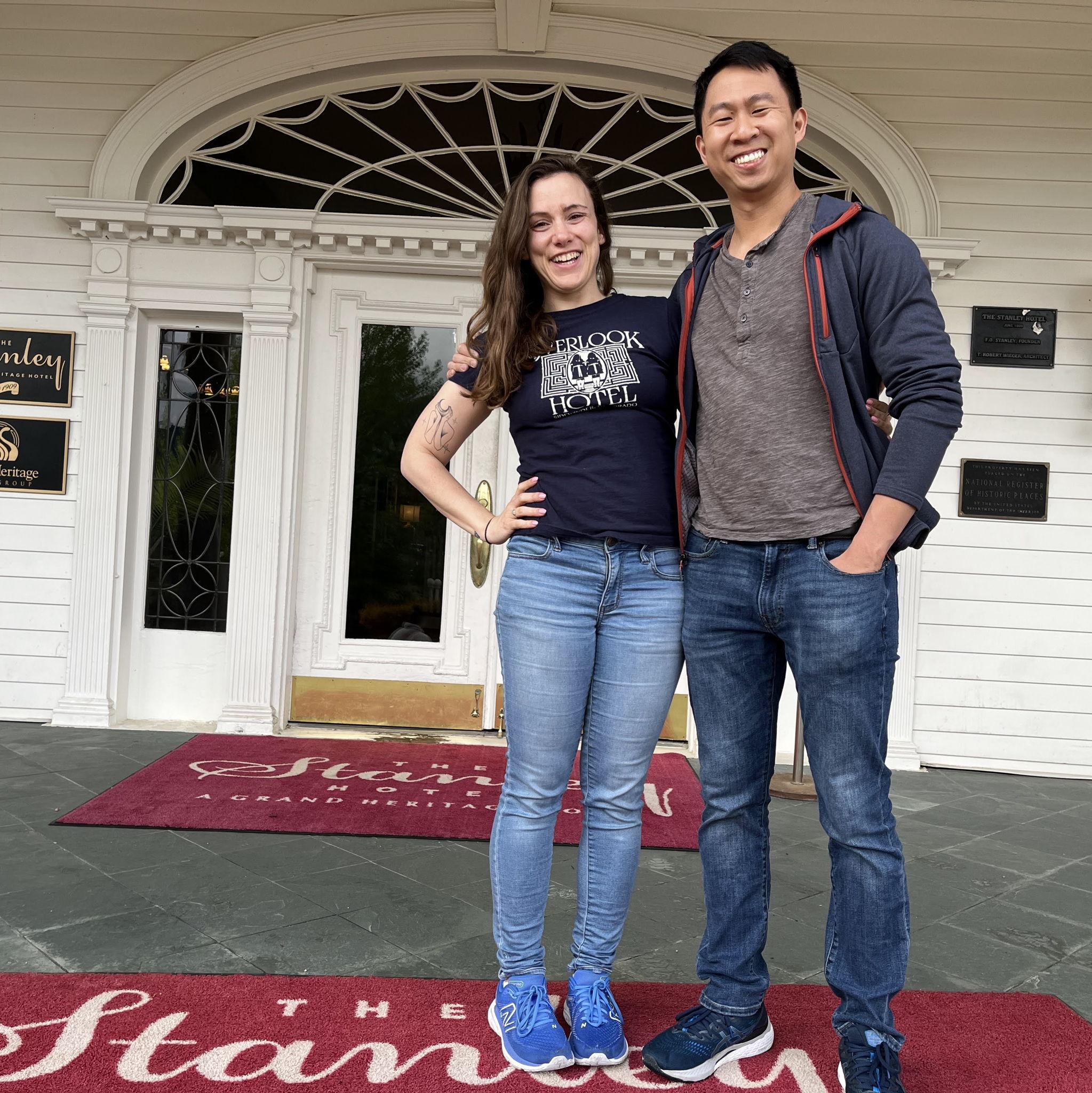 The Stanley Hotel in Estes Park, CO in 2023-The hotel that inspired Becca's favorite horror movie, "The Shining"