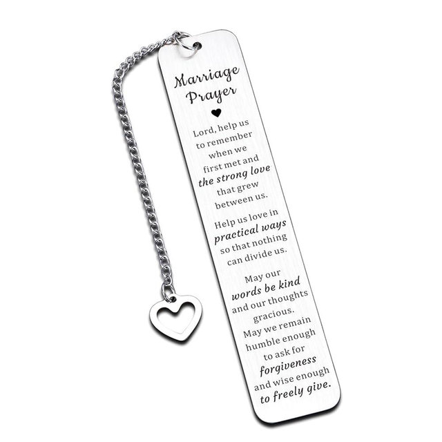 Wedding Registry Ideas, Marriage Prayer Wedding Gifts, Christian Bookmark Gifts for Women Wedding, Bridal Shower Gifts for Bride, Engagement Gifts for Couples, Wedding Gifts for Couples Newlyweds 2025