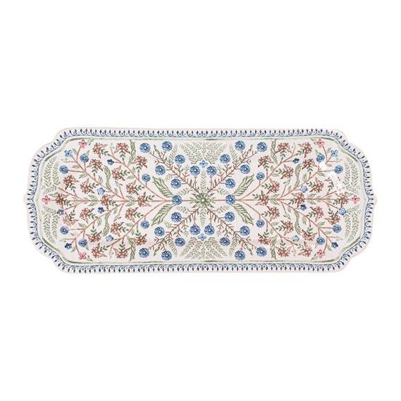 Juliska Villa Seville Chambray Dinnerware - 15” Hostess Tray