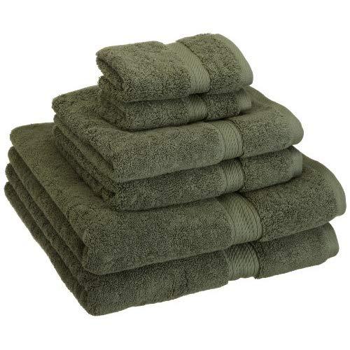 Superior 900GSM 6 PC FG Towel Set, 6PC, Forest Green