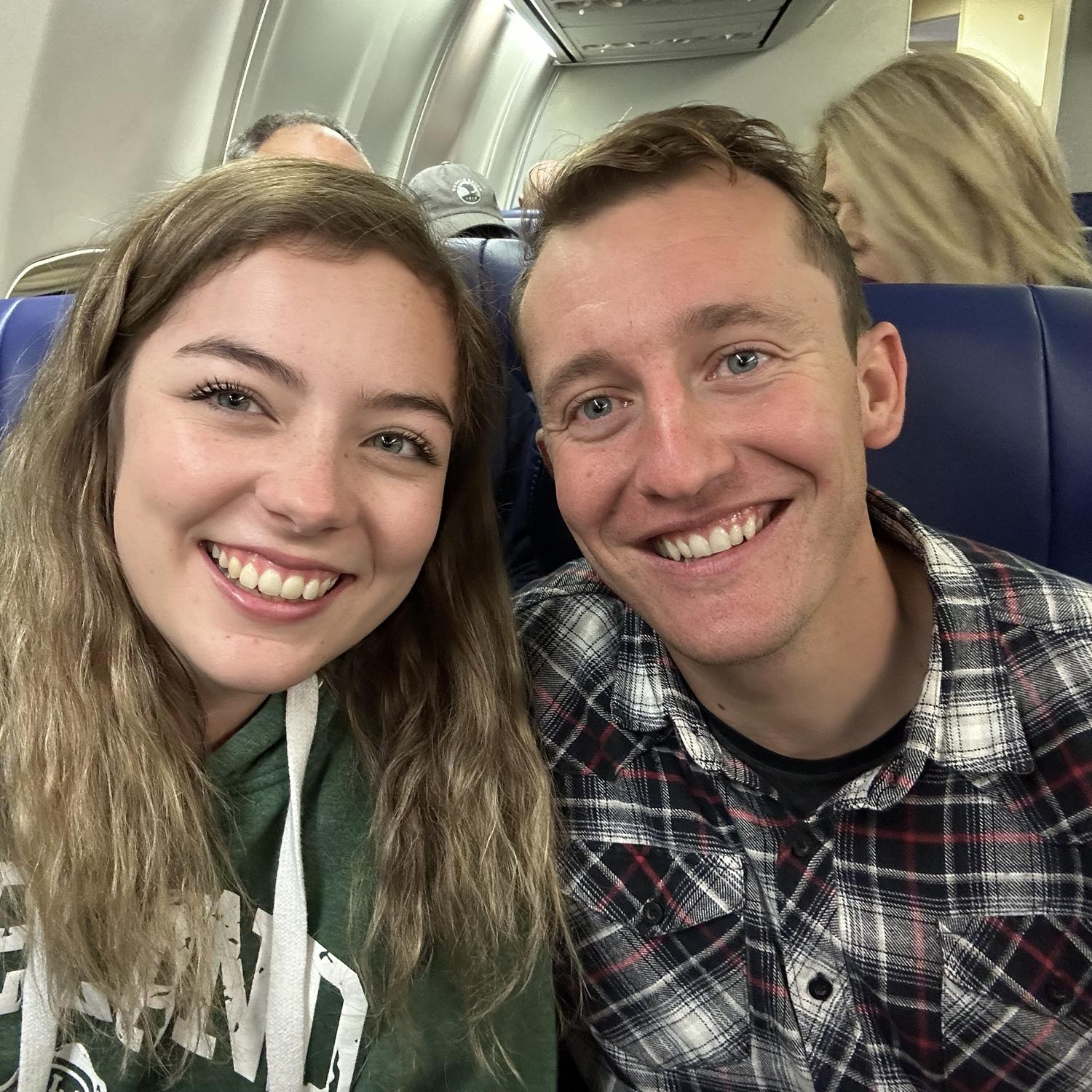 Our first flight together ✈️