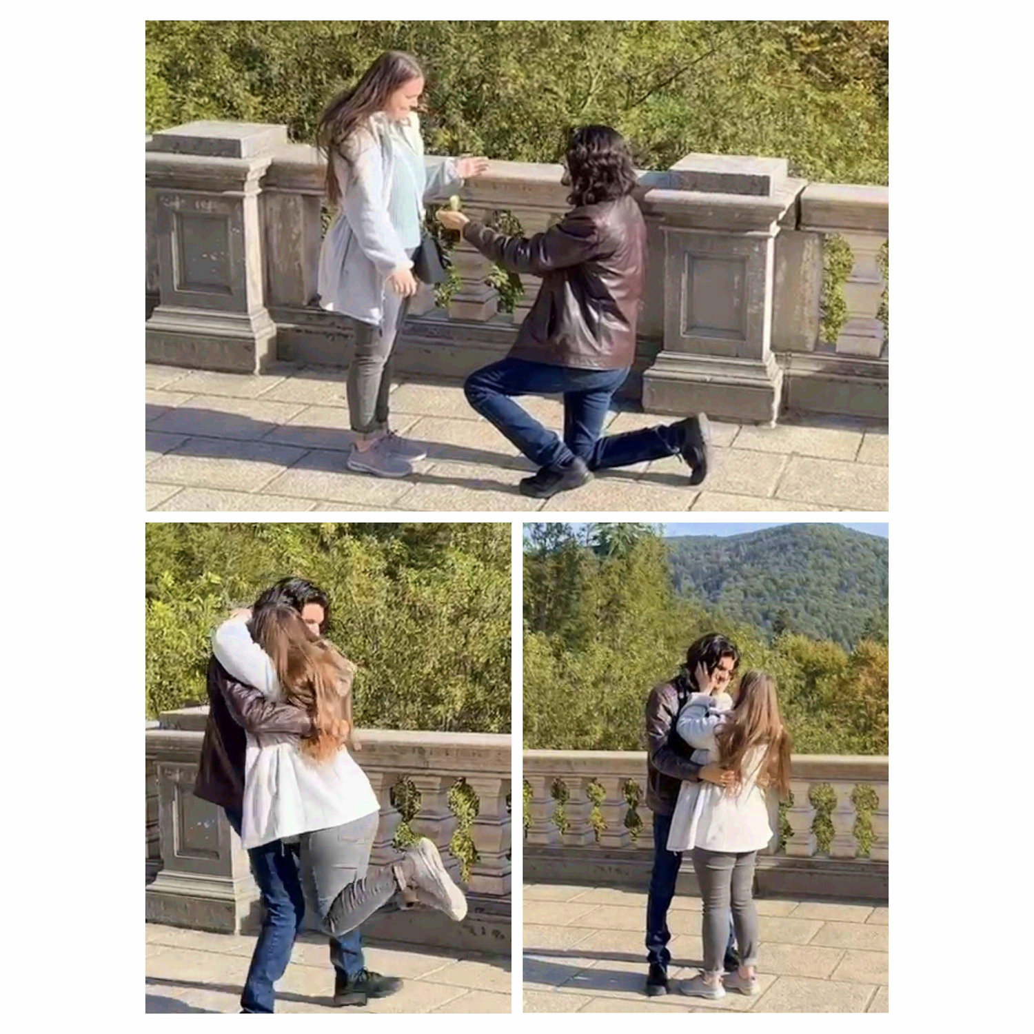 Looking back at the proposal, Malina and Nathaniel recounted time seemingly slowing down once he got down on one knee. Once she could compose herself, Malina said "of course!" and they embraced.