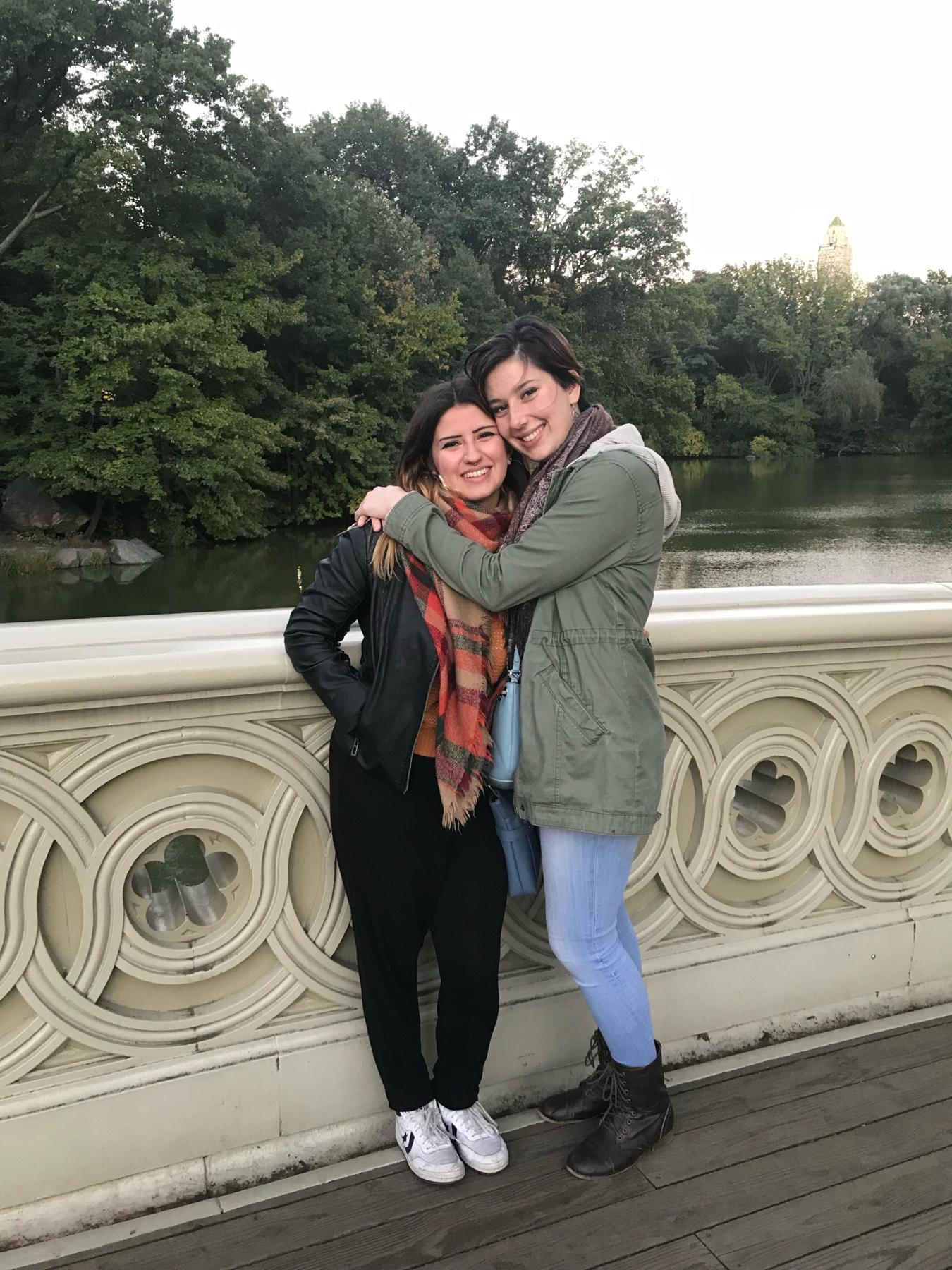 Casey's first visit to NYC with Jules ever... Senior year fall break!