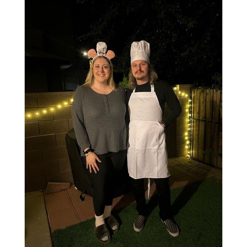 Halloween as Remy and Linguini from Ratatouille