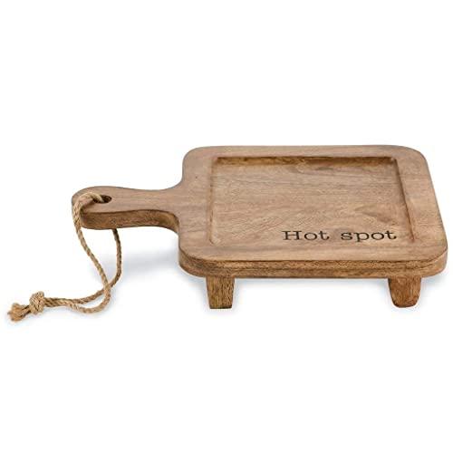 Mud Pie Wood Hot Spot Trivet