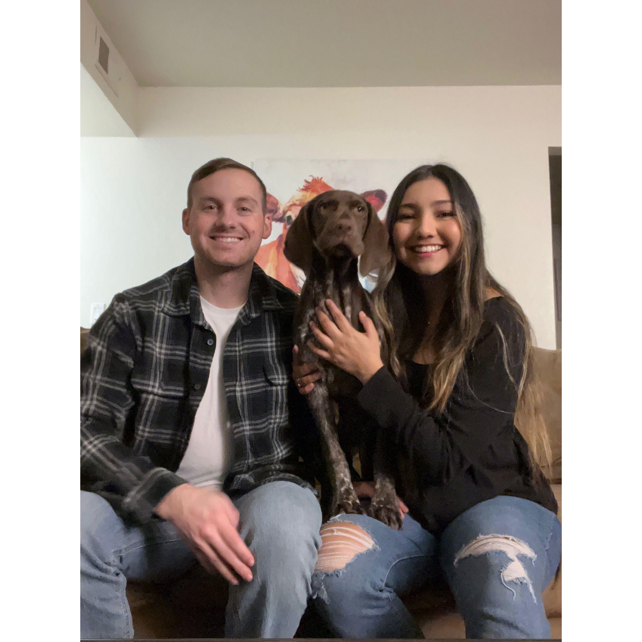 The first family picture with Wallen!