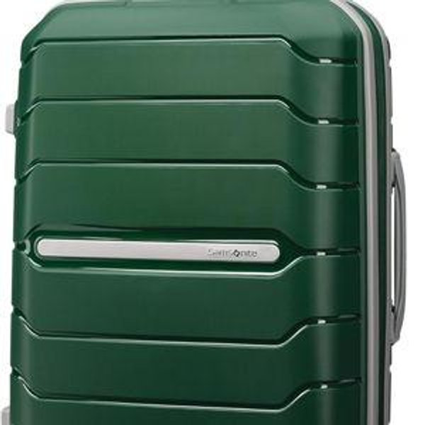 Samsonite Freeform Hardside Expandable with Double Spinner Wheels, Pine Green, Carry-On 21-Inch