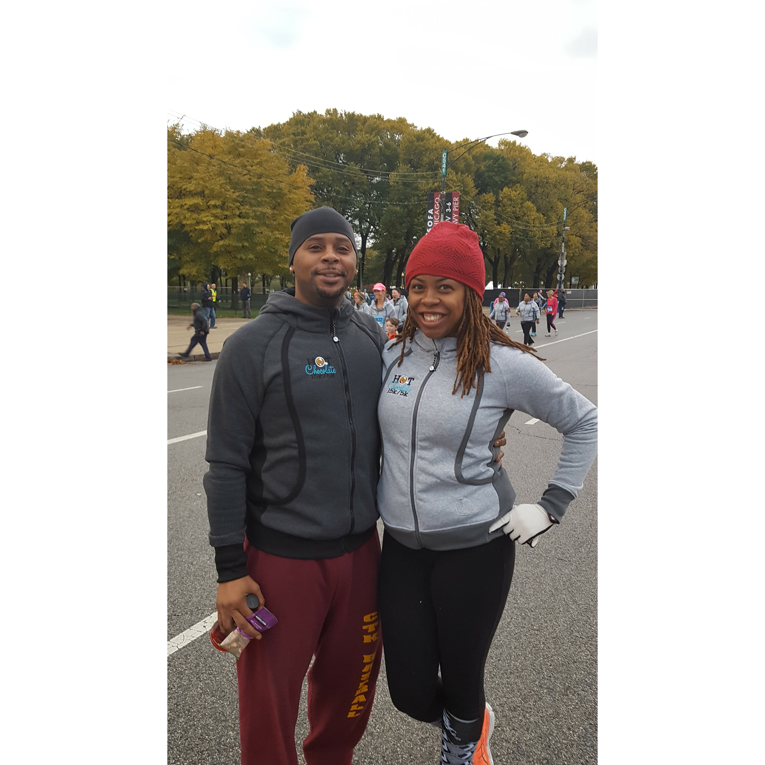 Hot Chocolate 2016!! Danielle's first 15K, Roosevelt's first 5k!