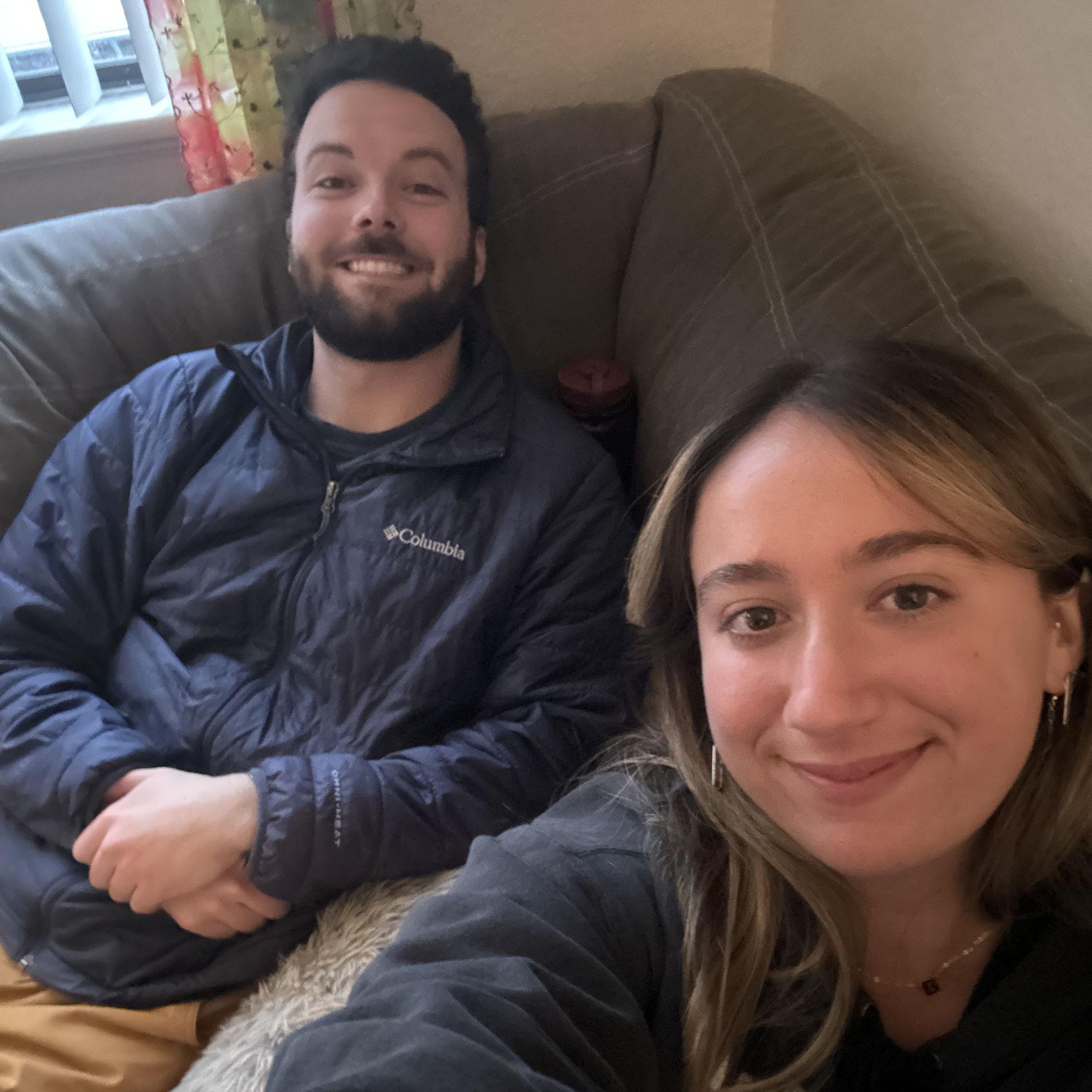 Our first time hanging out by ourselves, I had a feeling he liked me then