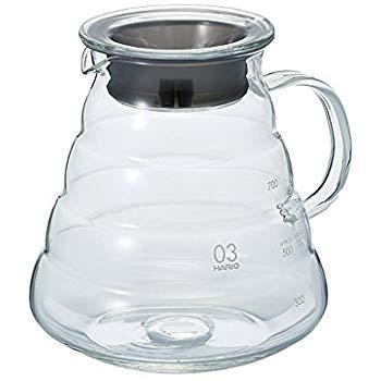 Hario V60"Clear" Glass Range Coffee Server, 800ml