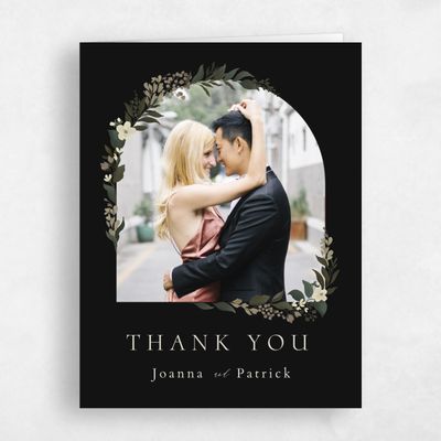 Black Wedding Thank You - Souci Photo