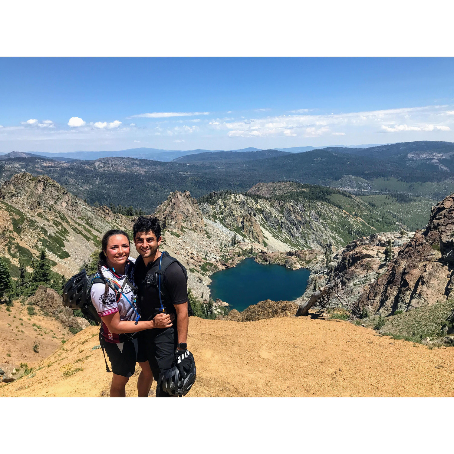 Mountain Biking and summited the Sierra Buttes Lookout Tower in Downieville, California