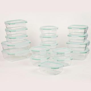 36-Piece Glass Storage Container Set with Silicone Lid