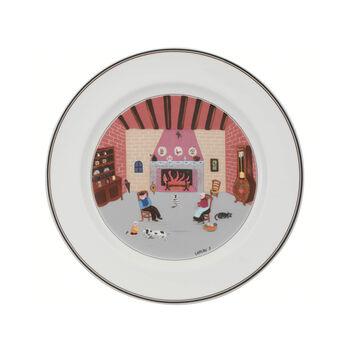 Design Naif Dinner Plate #5 - By The Fireside