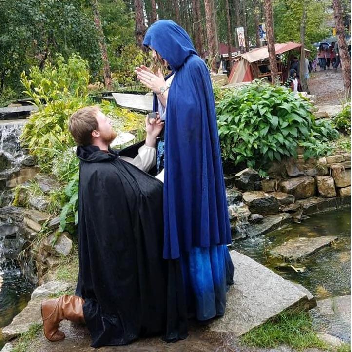 The day she said "Yes!" or more accurately - "NO, NO, NO! Oh my god! What?!?"