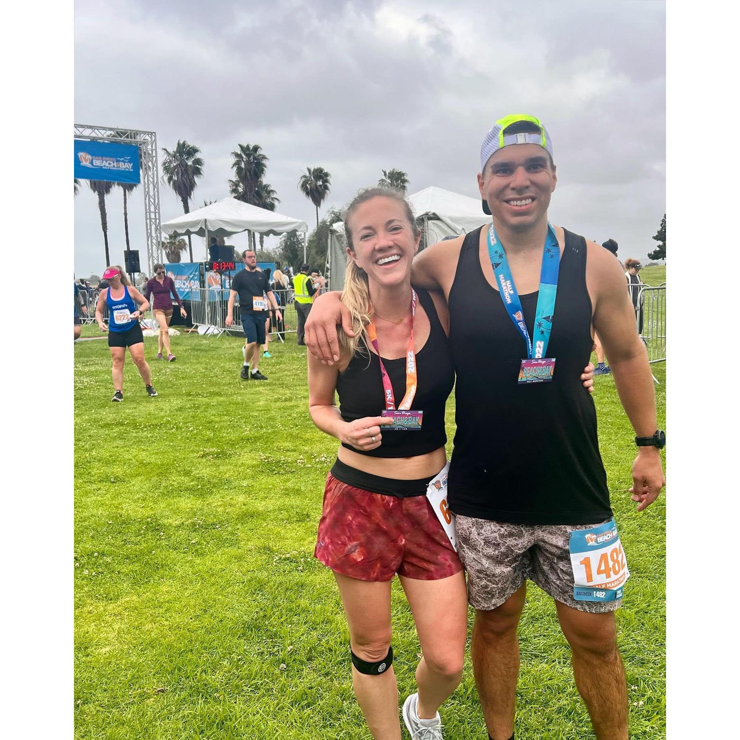 San Diego Half for Matt, 10k for Maddie...but who's counting mileage