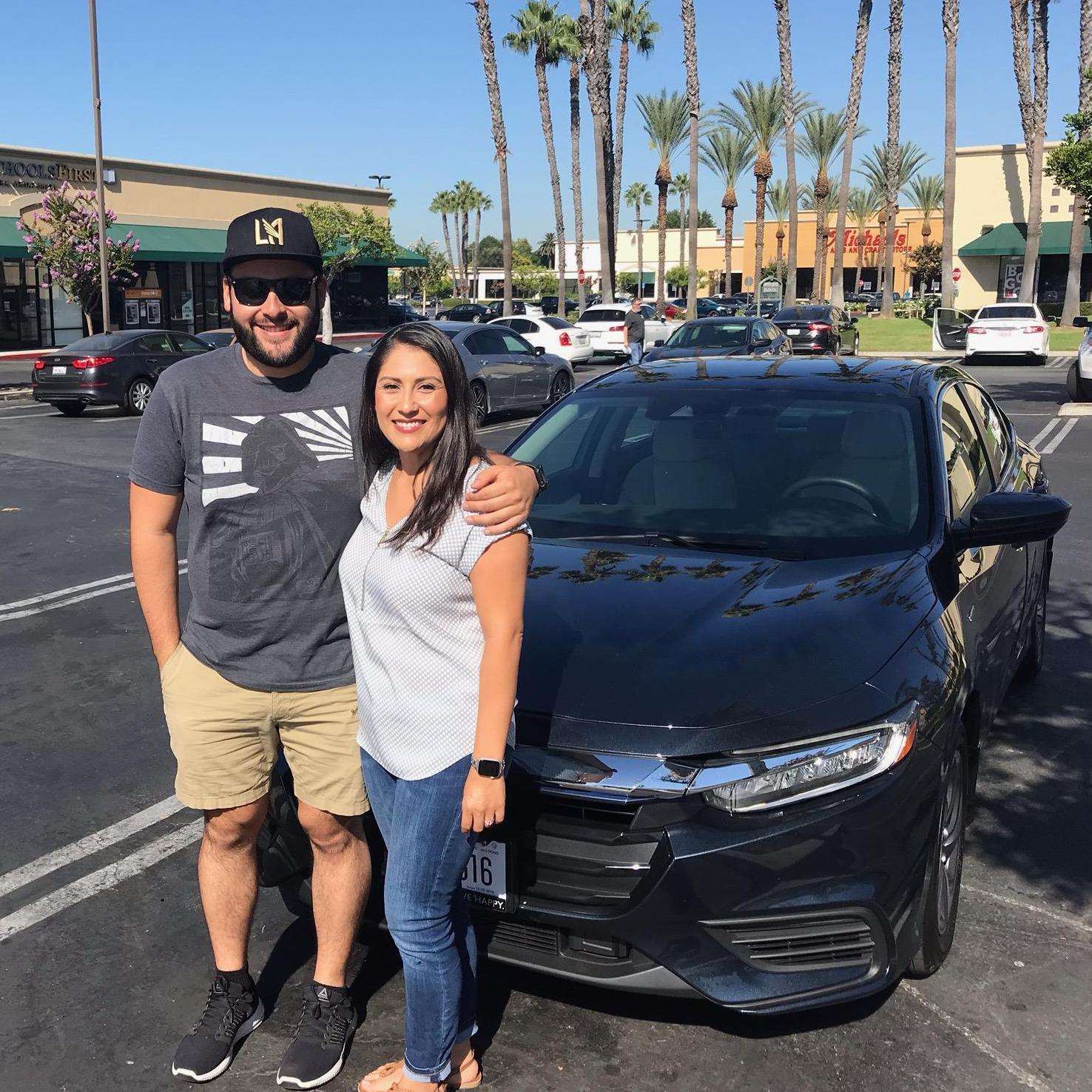 Our first major purchase as a couple was Marlene's car.