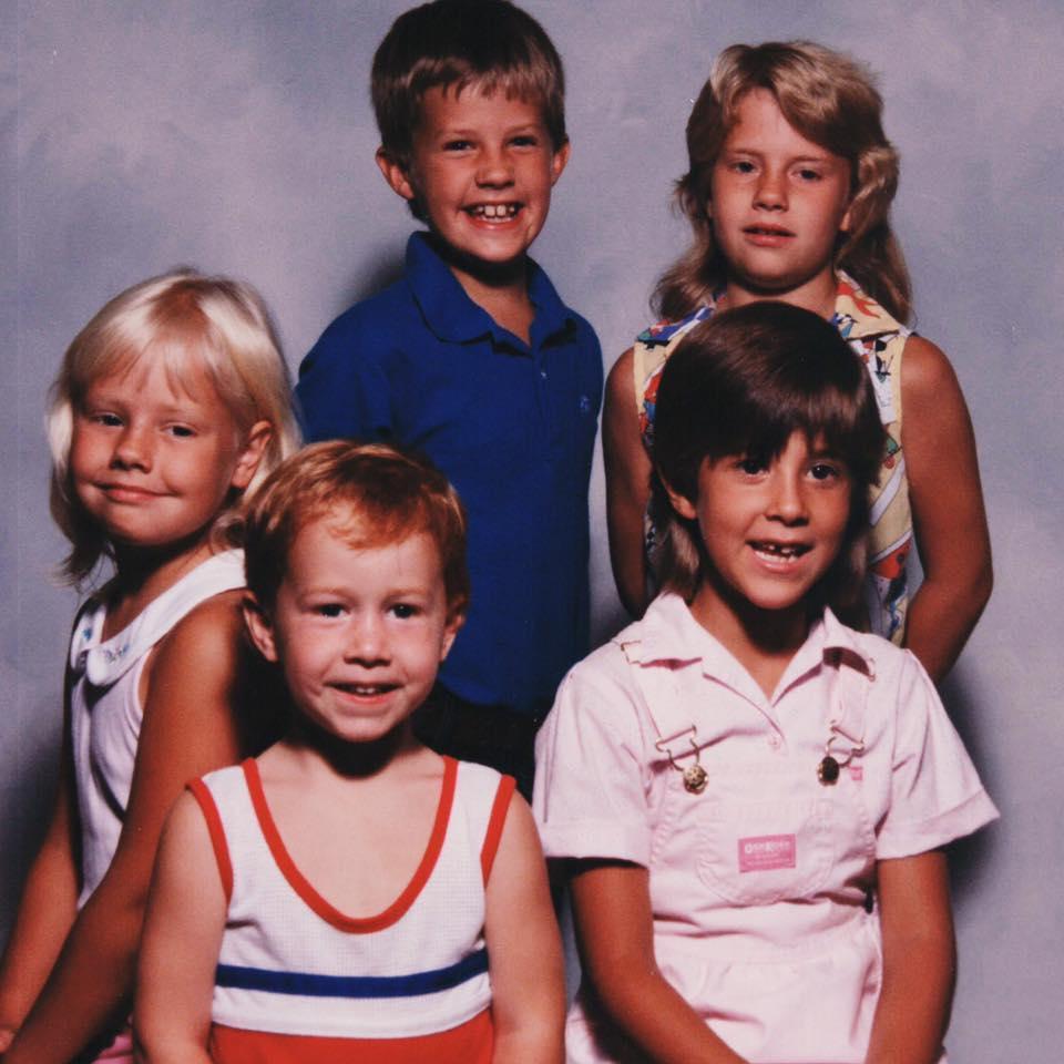 That look when you realize that you're the only female in the family who avoided a mullet.
