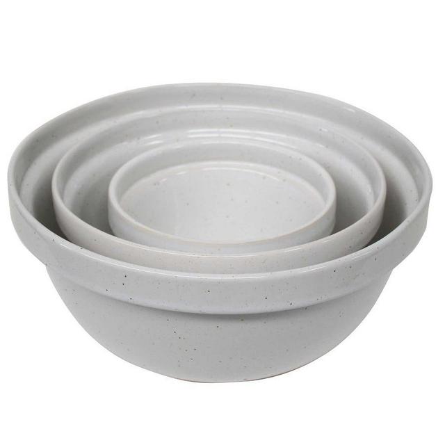 Casa Fina Fattoria Mixing Bowl, Stone - S/3