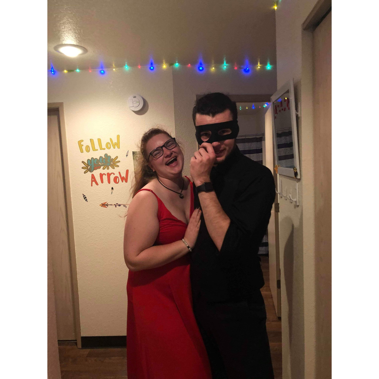 Harrison would visit Gretchen when she was down at OSU often, when they weren't together you could find them texting each other or on facetime with each other