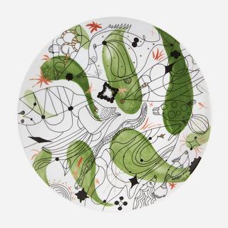 Folkifunki Charger Plate Green