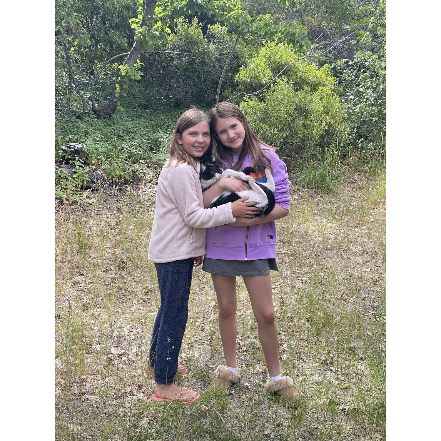 Our sweet girls in nature!