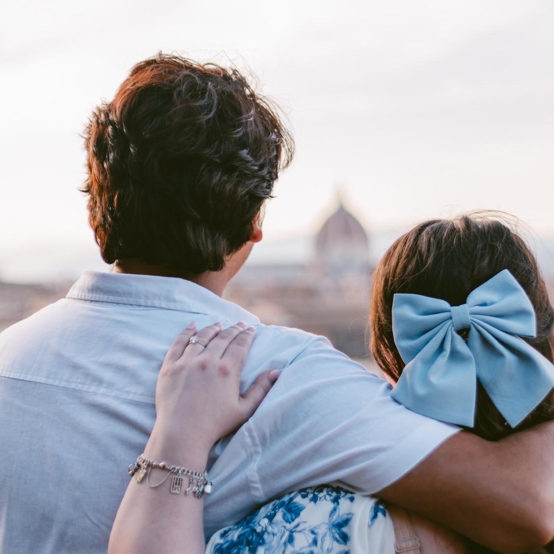 Looking out toward Florence
