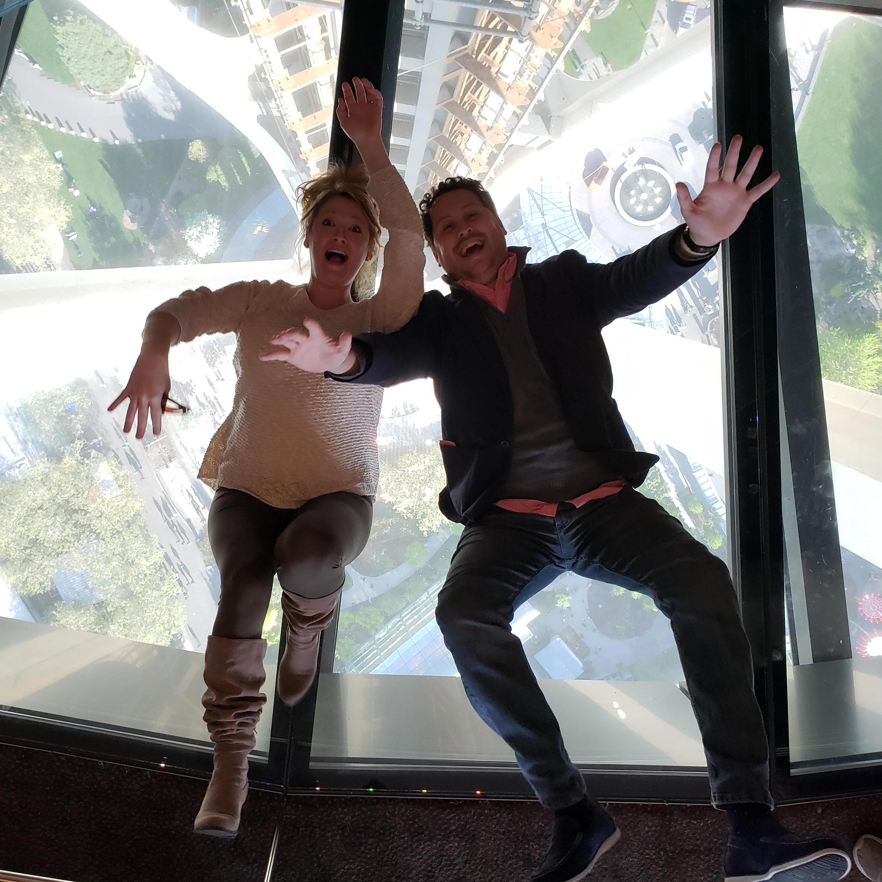 Both of us falling...in love!!