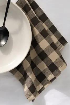 Hawkins New York Essential Gingham Dinner Napkins, Set of 4