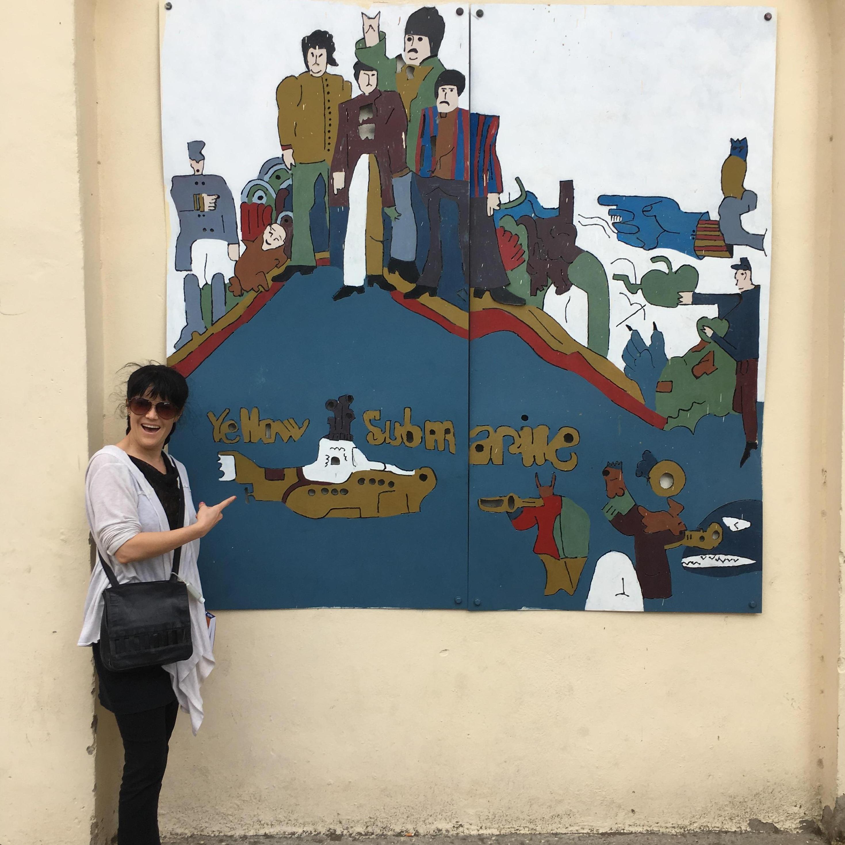 First thing we saw when we got to Cuba: The Beatles
