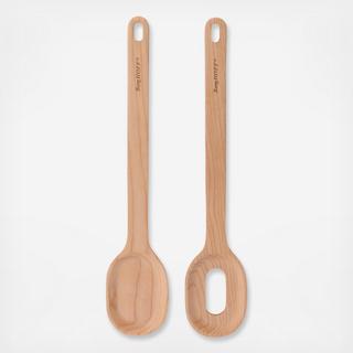 Leo Wooden Salad Servers