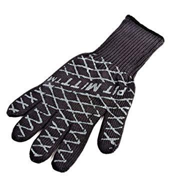 Charcoal Companion Ultimate Barbecue Pit Mitt Glove - For Grill or Oven - Measures 13" Long - CC5102.
