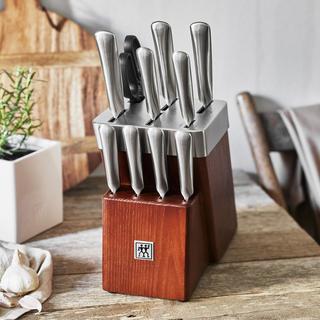 11 Piece Self-Sharpening Knife Block Set, Twin Fin II