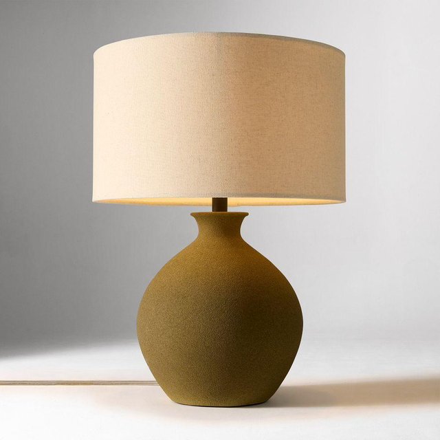 Elsa Table Lamp, 16.5", Green