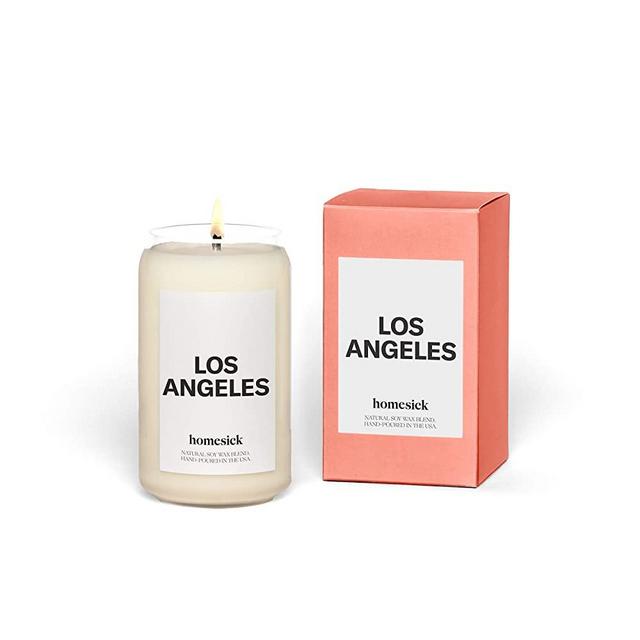 Homesick Scented Candle, Los Angeles - Scents of Orange, Bergamot, Rose, 13.75 oz