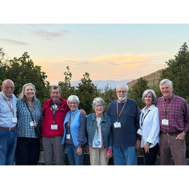 Spending time with family and friends like family at Billy Graham's training center, The Cove, in Asheville, NC.