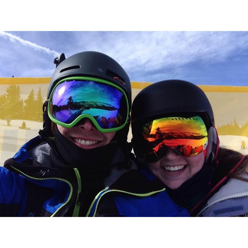 Just made fools of ourselves falling off the T-bar at Breckenridge
