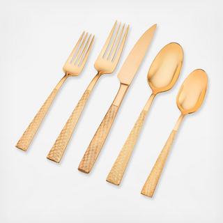 Rose 5-Piece Flatware Set, Service for 1