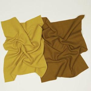 Essential Waffle Dish Towel - Mustard/Bronze